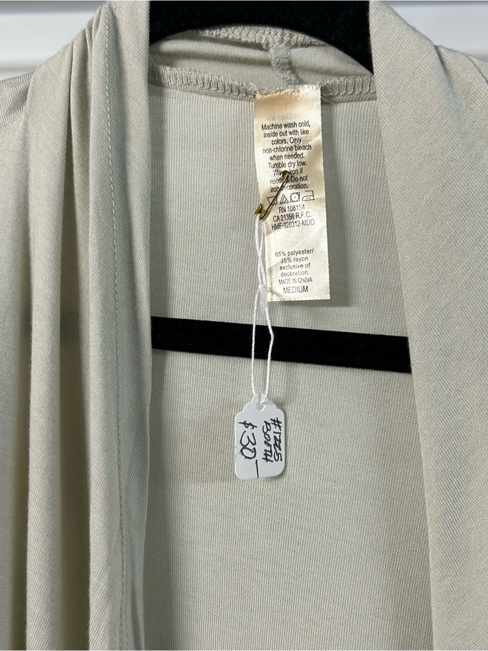 Oilily Cream Open-Front Women's Cardigan Jacket